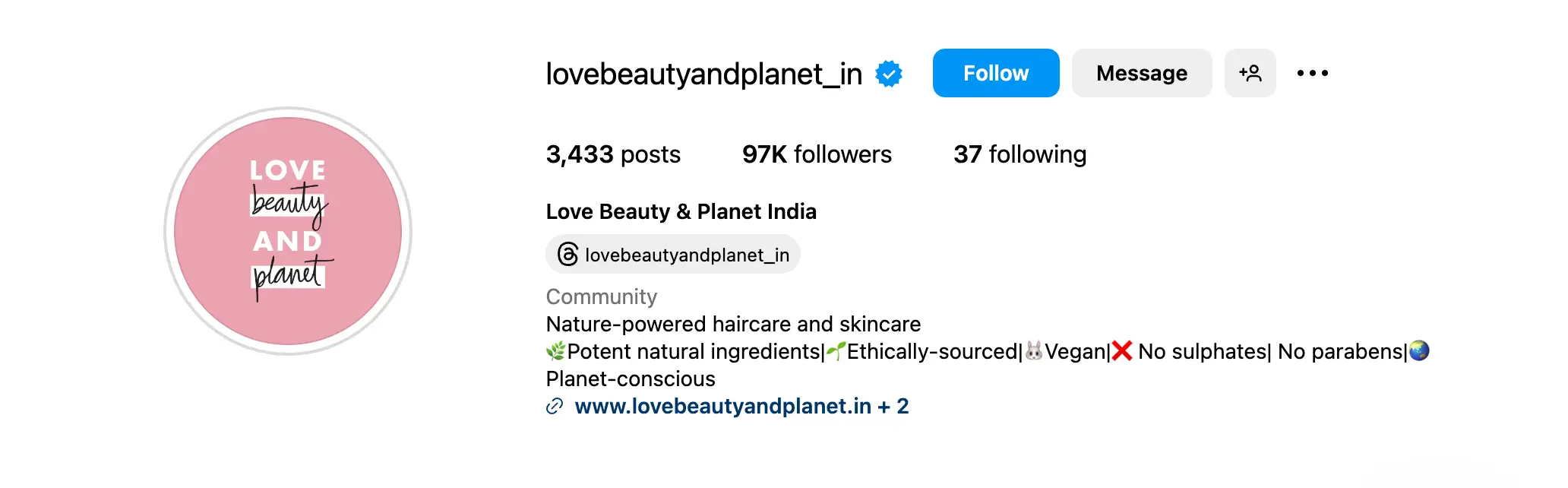 Love beauty and planet